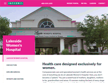 Tablet Screenshot of lakeside-wh.com